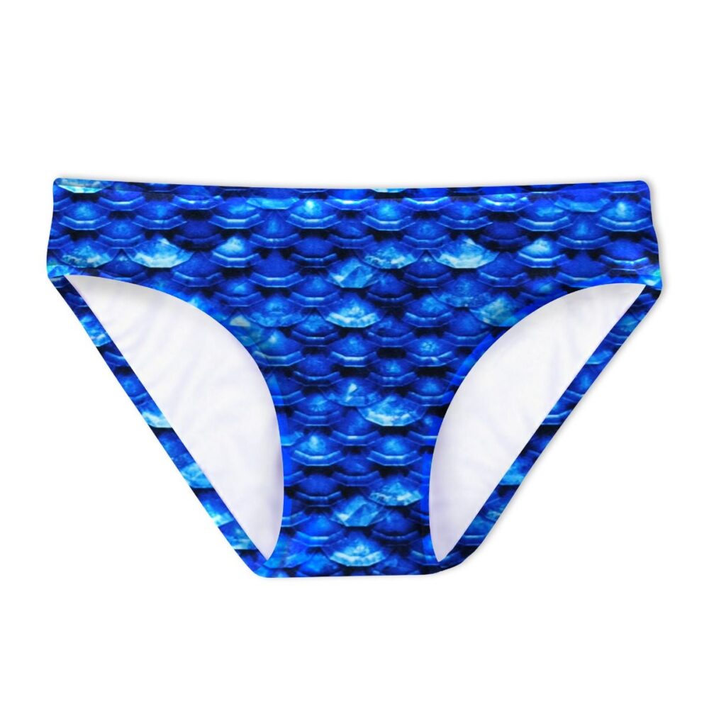 bikini broekje arctic blue zeemeermin zwemmen