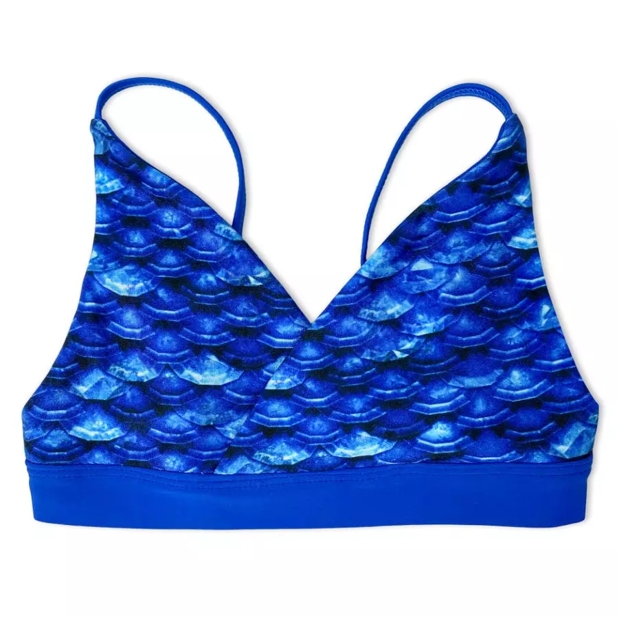 arctic blue bikini topje voorkant zeemeermin arctic blue bikini topje voorkant zeemeermin