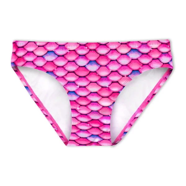 bikini broekje waverlees malibu pink zeemeermin
