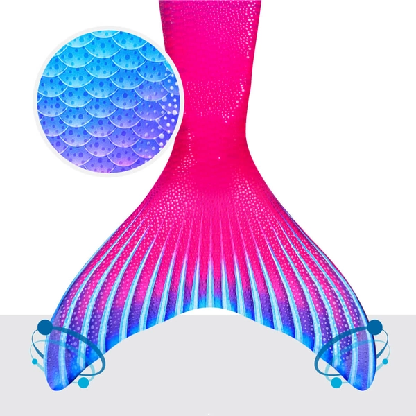 fin fun zeemeermin staart maui splash detail