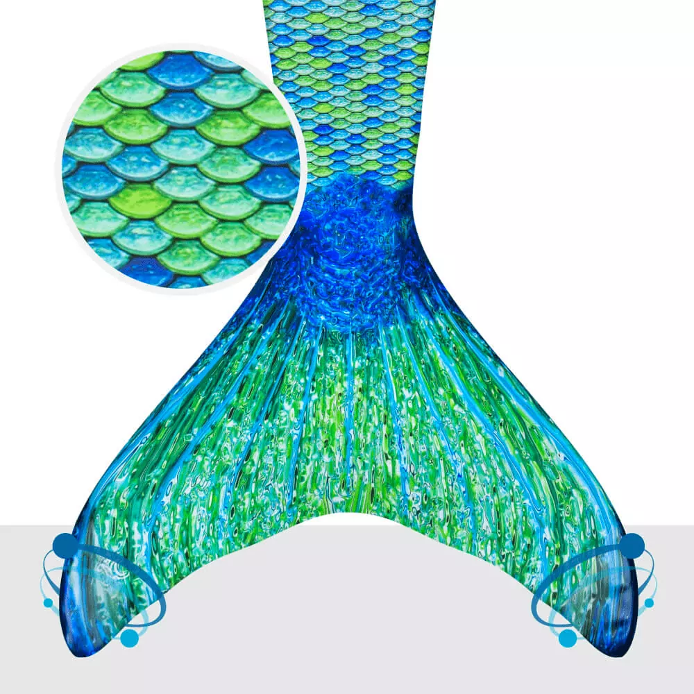 zeemeerminstaart-aussie-green-fin-fun-detail zeemeerminstaart-aussie-green-fin-fun-detail